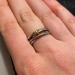 David Yurman X crossover ring